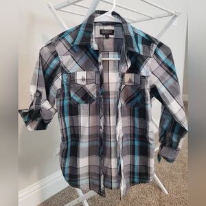 Boys Button Up Dress Shirt